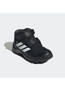 Wanderschuh adidas terrex "SKYCHASER MID GORE-TEX KIDS", Jungen, Gr. 31, schwarz-wei&szlig; (core schwarz, ftwr wei&szlig;, semi impact orange), Synthetik, Textil, Schuhe Wanderschuh, wasserdicht dank Gore-Tex Membrane