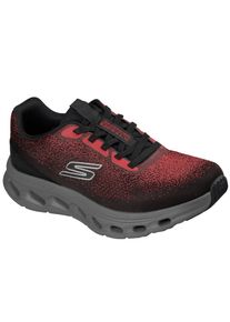 Slip-On Sneaker Skechers "GO WALK GLIDE-STEP 2.0", Herren, Gr. 42, rot (schwarz, rot), Synthetik, Textil, Schuhe Slip-On Sneaker, Sportschuh, Freizeitsneaker, Halbschuh in veganer Verarbeitung