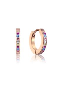 Ohrring-Set AMELIA PARKER "AE012R", ros&eacute;gold, Ohrringe, Damen, 14mm, Edelstahl, Ohrring-Set