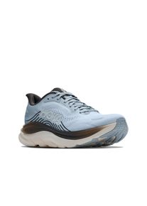 Laufschuh Hoka One One "Clifton 11", Herren, Gr. 46, blau (stardust, alabaster), Synthetik, Textil, Schuhe Laufschuh, hoher D&auml;mpfungsgrad, leicht profiliertes Laufsohlenprofil