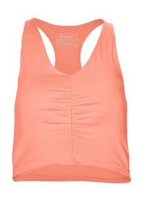 Funktionstop Killtec "KOS 170 WMN TP", Damen, Gr. 38, orange (pfirsich), Obermaterial: 80% Polyester, 20% Elasthan, Tops Funktionstop, Atmungsaktiv, schnelltrocknend, Comfort-Stretch, herausnehmbare Pads