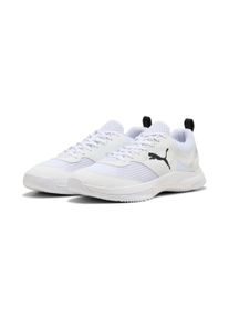 Hallenschuh Puma "VARION 3", Damen, Gr. 38,5, Puma wei&szlig;, Puma schwarz, Synthetik, Schuhe Hallenschuh