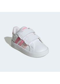 Sneaker adidas Sportswear "GRAND COURT 3.0 KIDS", M&auml;dchen, Gr. 22, rosa (cloud wei&szlig;, pink fusion, bliss pink), Synthetik, Textil, Schuhe Sneaker, f&uuml;r Kinder