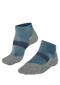 Kurzsocken Falke "RU4 Endurance Cool Short", Herren, Gr. 46-48, blau (blau steel (6958)), Obermaterial: 54% Polypropylen PP. 26% Polyamid PA. 18% Polyester PES. 2% Elasthan EL., Socken Kurzsocken