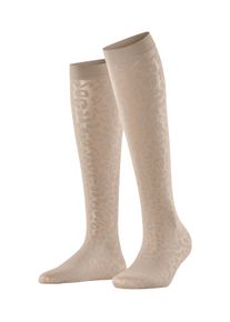 Kniestr&uuml;mpfe Falke "Wild Breed", Damen, Gr. 39-42, braun (sesame (4390)), Obermaterial: 88% Polyamid PA. 12% Elasthan EL., Socken Kniestr&uuml;mpfe