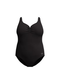 Badeanzug Speedo "SPDSCU AQUANITE 1PC AF + BLACK", Damen, Gr. 44, N-Gr, schwarz, Obermaterial: 69% Polyester, 31% Elasthan, Badeanz&uuml;ge Badeanzug