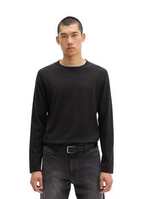 Marc O'Polo Rundhalspullover MARC O'POLO, Herren, Gr. XL, schwarz, Strick, Obermaterial: 95% Baumwolle, 5% Kaschmir, regular fit normal, Rundhals, Rollkante, Pullover Rundhalspullover, regular aus Bio-Baumwoll-Kaschmir-Mix