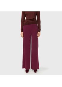 Stretch-Hose MAC "CORALIE", Damen, Gr. 42, L&auml;nge 34, fig, Web, Obermaterial: 91% Polyester, 9% Elasthan, bequem lang, Hosen Stretch-Hose, Seitliche Eingrifftaschen mit Rei&szlig;verschluss