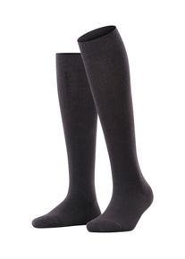 Kniestr&uuml;mpfe Esprit "Basic Pure", Damen, Gr. 39-42, schwarz, Baumwollmischung, unifarben, normal, Socken Kniestr&uuml;mpfe, blickdicht, unifarbenes Basic-Design, geripptes B&uuml;ndchen