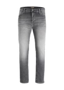 Jack & Jones Comfort-fit-Jeans JACK & JONES "JJIMIKE JJFOX I.K ST", Herren, Gr. 28, L&auml;nge 32, grau (grau denim), Denim/Jeans, Obermaterial: 86% Baumwolle, 13% Polyester, 1% Elasthan, Abriebeffekte, comfort fit lang, Jeans Comfort-fit-Jeans, Baumwollmischung, comfort fit