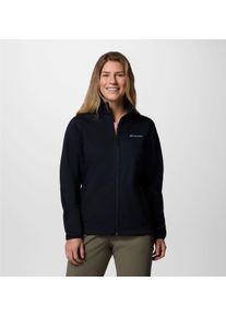 Softshelljacke Columbia "Kruser Ridge III Softshell Jacket", Damen, Gr. XS (32), schwarz, Softshell, Obermaterial: 100% Polyester, unifarben, Basic h&uuml;ftbedeckend, eingefasste Kante, Jacken Softshelljacke, sportlicher Stil, wasserabweisend, windabweisend
