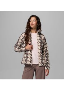 Fleecejacke Columbia "Benton Springs Printed Full Zip", Damen, Gr. S (34/36), schwarz stone, twills, Obermaterial: 100% Polyester, normal, Jacken Fleecejacke, mit Rei&szlig;verschluss, wasserabweisend, windabweisend, atmungsaktiv