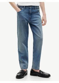 Straight-Jeans Tommy Hilfiger, Jungen, Gr. 10 (140), N-Gr, denim light 01, Denim/Jeans, Obermaterial: 99% Baumwolle, 1% Elasthan, unifarben, regular fit lang, Jeans Straight-Jeans, Kinder bis 16 Jahre