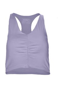 Funktionstop Killtec "KOS 170 WMN TP", Damen, Gr. 46, lila (helllila), Obermaterial: 80% Polyester, 20% Elasthan, Tops Funktionstop, Atmungsaktiv, schnelltrocknend, Comfort-Stretch, herausnehmbare Pads