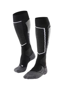 Kniestr&uuml;mpfe Falke "SK2 Intermediate", Herren, Gr. 46-48, schwarz (schwarz, mix (3010)), Obermaterial: 45% Polypropylen PP. 25% Polyacryl PAN. 20% Wolle WO. 10% Polyamid PA., Socken Kniestr&uuml;mpfe