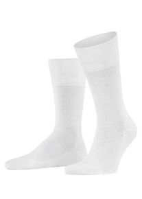 Socken Falke "Tiago", Herren, Gr. 43-44, wei&szlig; (wei&szlig; (2000)), Obermaterial: 93% Baumwolle CO. 5% Polyamid PA. 2% Elasthan EL., glatt, Socken Socken