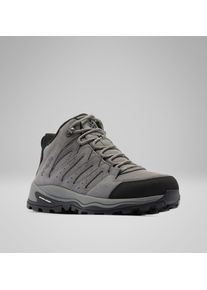Wanderschuh Columbia "REDMOND&trade; IV MID WATERPROOF", Herren, Gr. 47, ti grau steel, firefly, Leder, Synthetik, Textil, Schuhe Wanderschuh, kn&ouml;chelhoch, wasserdicht, profilierte Gummilaufsohle, mit Schn&uuml;rung