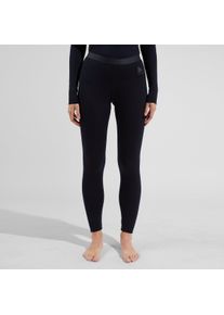 Funktionsunterhose Odlo "BL BOTTOM long-MERINO 200", Damen, Gr. XL, schwarz, Obermaterial: 100% Wolle, Unterhosen Funktionsunterhose, f&uuml;r Wandern und Bergsteigen, schnelltrocknend, atmungsaktiv, aus Wolle
