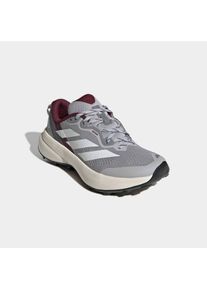 Trailrunningschuh adidas terrex "TRACEFINDER PLUS", Damen, Gr. 40,5, grau two, sanftes wei&szlig;, maroon, Synthetik, Textil, Schuhe Trailrunningschuh