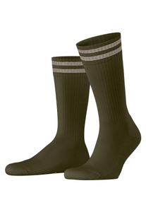 Socken Falke "Dynamic Wool", Damen, Gr. 44-45, gr&uuml;n (artichoke (7436)), Obermaterial: 70% Schurwolle WV. 27% Polyamid PA. 3% Elasthan EL., Socken Socken