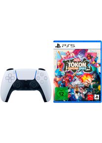 Playstation 5 Playstation 5-Controller "DualSense Controller + MARVEL Tōkon: Fighting Souls&trade; Standard Edition", wei&szlig;, B:16cm H:6,6cm T:10,6cm, Spielecontroller, Playstation 5-Controller