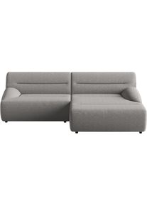 Sit & More Ecksofa SIT & MORE "Scrabble", grau, B:260cm H:80cm T:162cm, 100% Polyester, Sofas, Ecksofa, Modernes Design in verschiedenen Stoffarten