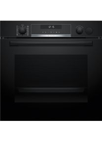 Bosch Pyrolyse Backofen "HRG578CB7", Energieeffizienz: A+, schwarz, B:59,4cm H:59,5cm T:54,8cm, Back&ouml;fen, AirFry per Home Connect App & pr&auml;zises Bratenthermometer, Pyrolyse Backofen