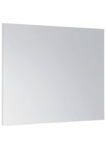 Xora Wandspiegel, Wei&szlig;, Glas, Holzwerkstoff, rechteckig, 80x65x2 cm, Spiegel, Wandspiegel