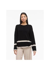 Vila Rundhalspullover &raquo;VIRIL O-NECK OVERSIZE L/S KNIT TOP- NOOS&laquo; Materialmix, oversize
