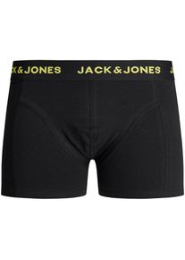 Jack & Jones Jack & Jones Junior Trunk &raquo;JACSUGAR bequem, elastisch, stylisch, 3er Pack&laquo; Packung, 3 Stk. bedruckt, modisch, regular fit, Rundhals schwarz, Gr&ouml;&szlig;e 176