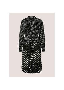 Madeleine Mode MADELEINE Sommerkleid &raquo;Wickelkleid Tupfenkleid mit Wickeloptik&laquo; Nahttasche Wickeloptik schwarz-wei&szlig;, Gr&ouml;&szlig;e 40
