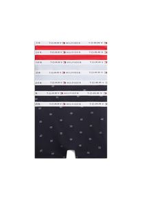 Tommy Hilfiger Underwear Trunk &raquo;7PK TRUNK PRINT&laquo; Packung, 7er, 7 Stk. mit Logo-Stretchbund schwarz, Gr&ouml;&szlig;e 152/158