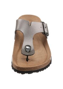 Tamaris Zehentrenner &raquo;CORRA&laquo; Sommerschuh, Schlupfschuh mit angenehmen Zehensteg silberfarben, Gr&ouml;&szlig;e 36