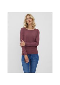 V&eacute;ro Moda Vero Moda Rundhalspullover &raquo;VMCARE STRUCTURE LS O-NECK BLOU NOOS&laquo; mit Strukturmuster bunt, Gr&ouml;&szlig;e XL