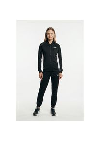 Puma Trainingsanzug &raquo;POLY BASEBALL SUIT CL&laquo; 2 zweiteiliges Set, Langarm-Oberteil, mit Knopfleiste, Regular Fit schwarz-wei&szlig;, Gr&ouml;&szlig;e XS