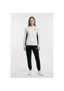 Puma Trainingsanzug &raquo;POLY BASEBALL SUIT CL&laquo; 2 tlg. ohne Kapuze, aus Trikot-Material schwarz-wei&szlig;, Gr&ouml;&szlig;e L