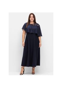 sheego Abendkleid &raquo;Abendkleid&laquo; blau, Gr&ouml;&szlig;e 56