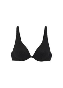 Lascana B&uuml;gel-Bikini-Top &raquo;Fay&laquo; aus eleganter Strukturware schwarz, Gr&ouml;&szlig;e 42