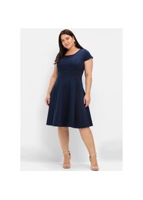 sheego Cocktailkleid &raquo;Cocktailkleid&laquo; blau, Gr&ouml;&szlig;e 54