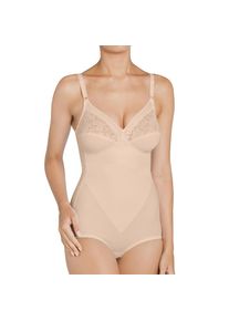 Triumph Miederbody &raquo;Formfit BS X&laquo; florale Spitze, runder R&uuml;ckenausschnitt, tiefer V-Ausschnitt beige, Gr&ouml;&szlig;e 85