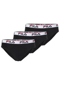 Fila Slip &raquo;MAN BRIEF&laquo; mit elastischem Logobund schwarz, Gr&ouml;&szlig;e L