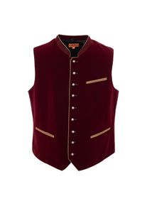 MADDOX COUNTRY Country Maddox Trachtenweste &raquo;Samtweste ZWIESEL&laquo; rot, Gr&ouml;&szlig;e 46