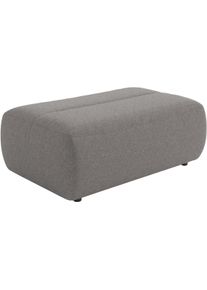 Sit & More Polsterhocker SIT & MORE "Scrabble", grau, B:113cm H:44cm T:75cm, 100% Polyester, Hocker, Polsterhocker, Modernes Design in verschiedenen Stoffarten