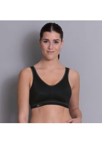 Sport-BH Anita active "Light & Firm", Damen, Gr. 75, Cup A, schwarz, Stoff, Obermaterial: 80% Polyamid, 20% Elasthan, clean, matt, Basic, regular fit, BHs Sport-BH, gemoldete Cups, verstellbare Tr&auml;ger, nahtlos, atmungsaktiv