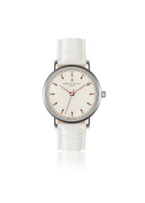 Quarzuhr PHILIPP BLANC "PA1-S100S", wei&szlig; (wei&szlig; croco), Armbanduhren, Herren, Quarzuhr