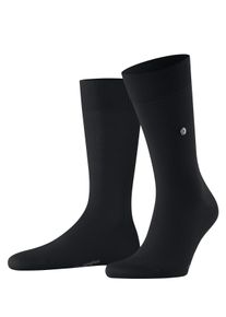Socken Burlington "Lord", Herren, Gr. 40-46, schwarz (schwarz (3000)), Obermaterial: 83% Baumwolle CO. 16% Polyamid PA. 1% Elasthan EL., glatt, Socken Socken