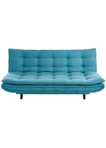 Ti'me Schlafsofa, T&uuml;rkis, Buche, massiv, 194x100x90 cm, Liegefunktion, Schlafen auf Sitzh&ouml;he, R&uuml;ckenfutter, Wohnzimmer, Sofas & Couches, Schlafsofas, Sonstige Schlafsofas
