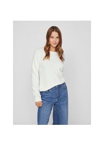 Vila Rundhalspullover &raquo;VIRIL O-NECK L/S KNIT TOP - NOOS&laquo; Viskosemischung, regular fit wei&szlig;, Gr&ouml;&szlig;e M