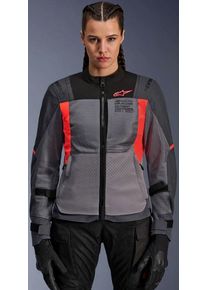 Alpinestars Stella ST-2 Air, textile jacket women , color: Grey/Black/Red , size: M