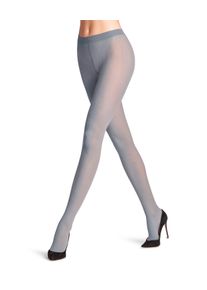 Feinstrumpfhose Falke "Lullaby", Damen, Gr. S, grau (steel grau (3250)), Obermaterial: 92% Polyamid PA. 8% Elasthan EL., Strumpfhosen Feinstrumpfhose